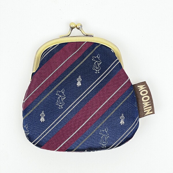 ムーミン スナフキン＆リトルミイ ジャガード ポーチガマグチ 財布 MOOMIN