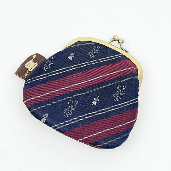 ムーミン スナフキン＆リトルミイ ジャガード ポーチガマグチ 財布 MOOMIN