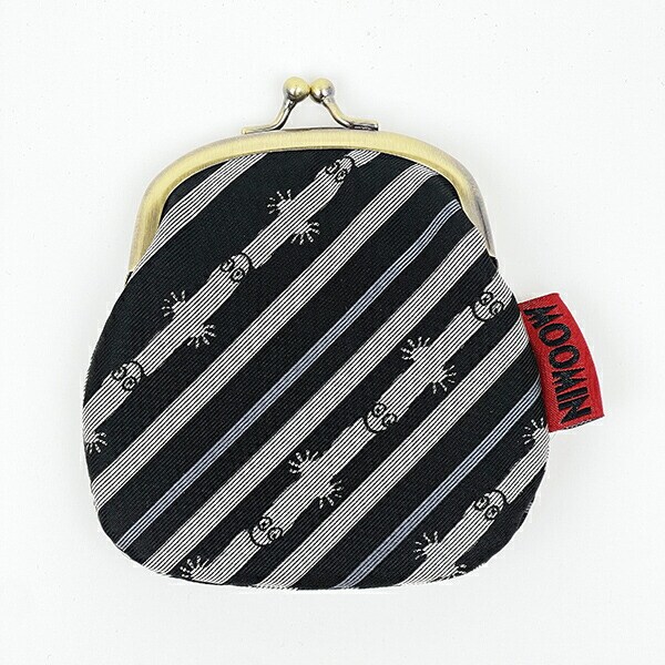 ムーミン ニョロニョロ ジャガード ポーチガマグチ 財布 MOOMIN