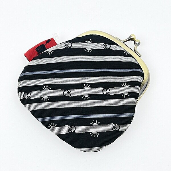 ムーミン ニョロニョロ ジャガード ポーチガマグチ 財布 MOOMIN