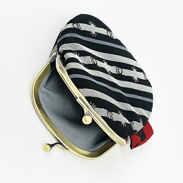 ムーミン ニョロニョロ ジャガード ポーチガマグチ 財布 MOOMIN