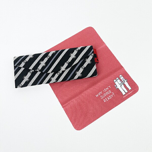 ムーミン ニョロニョロ ジャガード メガネケース MOOMIN