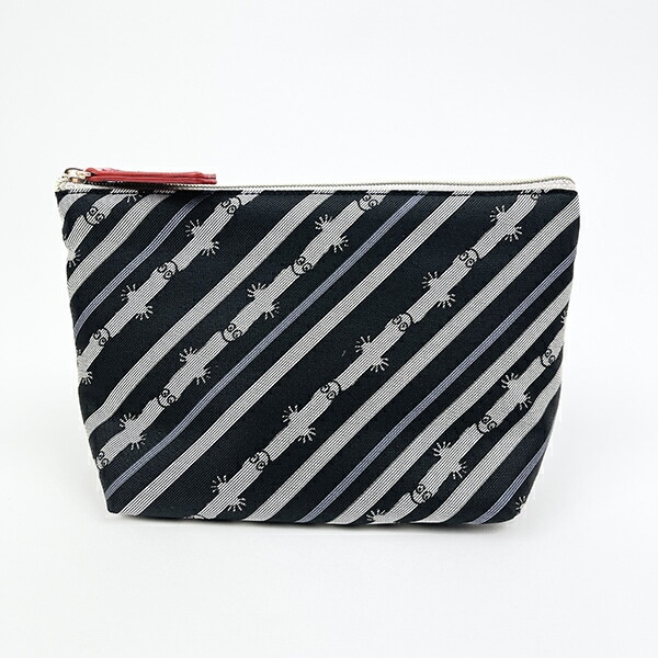 ムーミン ニョロニョロ ジャガード ポーチ MOOMIN