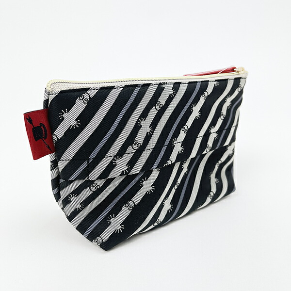 ムーミン ニョロニョロ ジャガード ポーチ MOOMIN