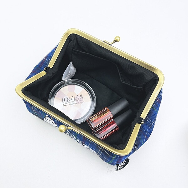 ムーミン チェック ジャガード がま口ポーチ MOOMIN