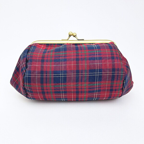 ムーミン リトルミイ チェック ジャガード がま口ポーチ MOOMIN