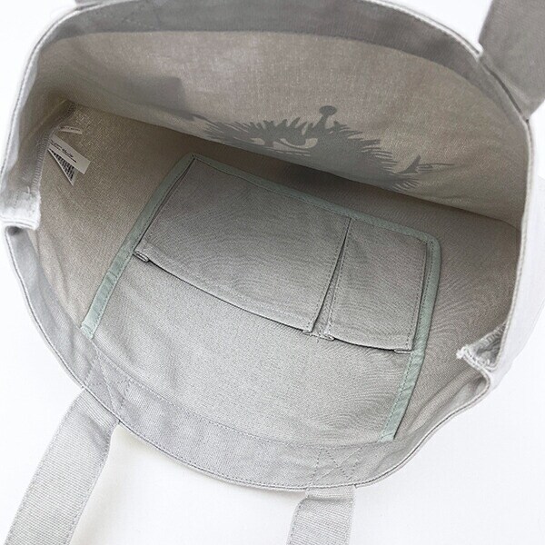 ムーミン スティンキー ヘビーキャンパストート バッグ グレー