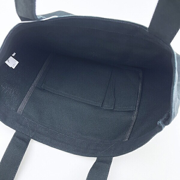 ムーミン ニョロニョロ ヘビーキャンパストート バッグ ブラック