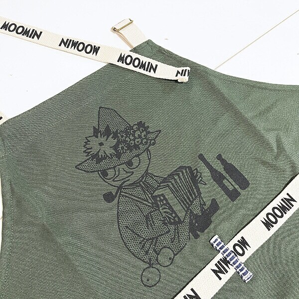 ムーミン スナフキン エプロン キッチン アパレル MOOMIN