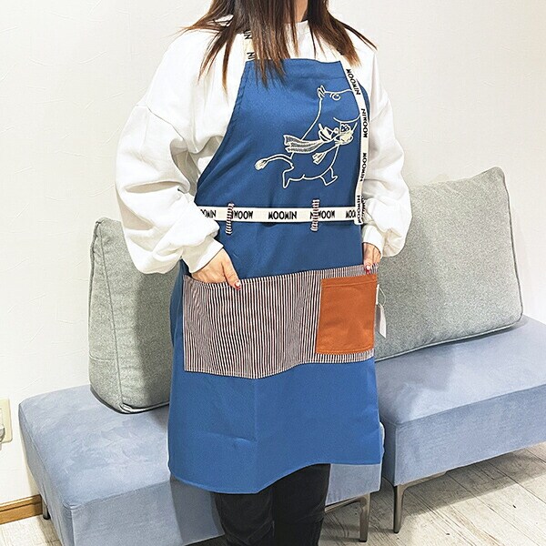 ムーミン スナフキン エプロン キッチン アパレル MOOMIN