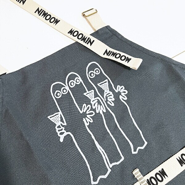 ムーミン ニョロニョロ エプロン キッチン アパレル MOOMIN