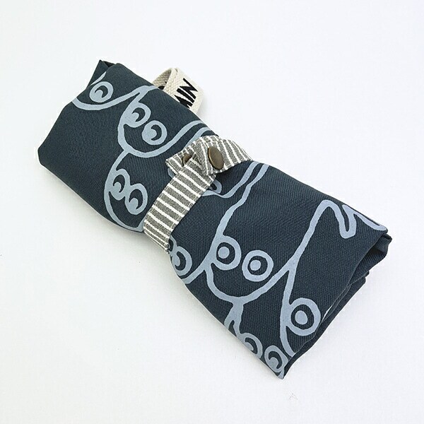 ムーミン ニョロニョロ ポータブルトートバッグ エコバッグ MOOMIN