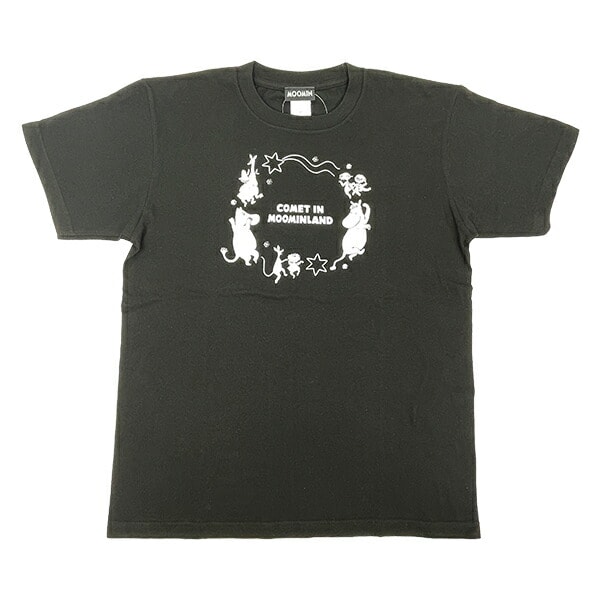 ムーミン COMET Tシャツ ブラック アパレル MOOMIN