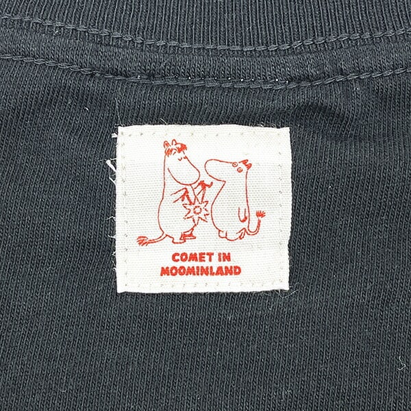 ムーミン COMET Tシャツ ブラック アパレル MOOMIN