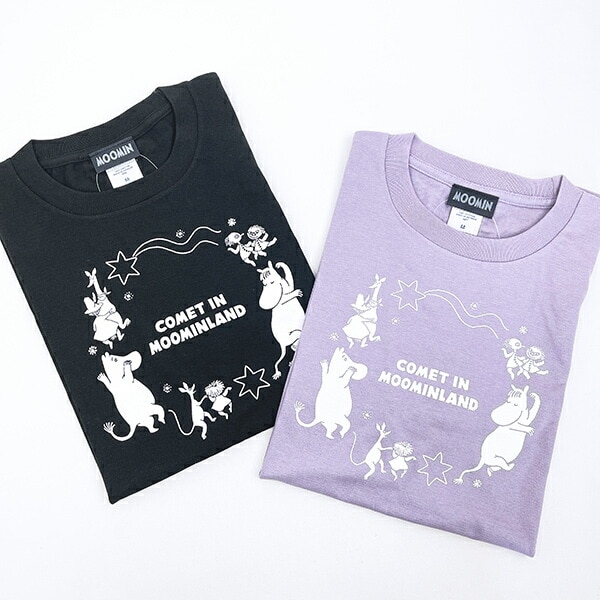 ムーミン COMET Tシャツ ブラック アパレル MOOMIN