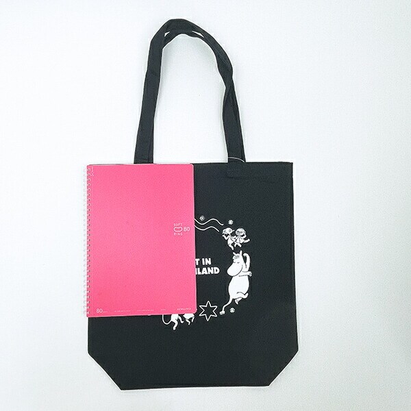 ムーミン COMET トートバッグ ブラック MOOMIN