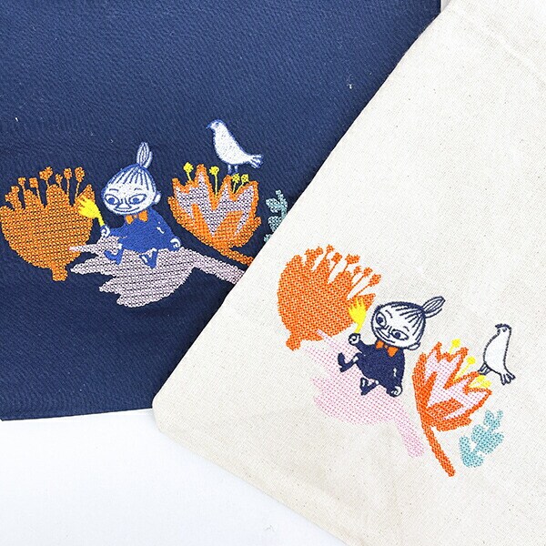 ムーミン リトルミイ マロン巾着トートバッグ ナチュラル MOOMIN