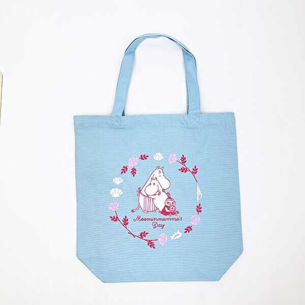 ムーミン 母の日トートバッグ mamma's Day ライトブルー