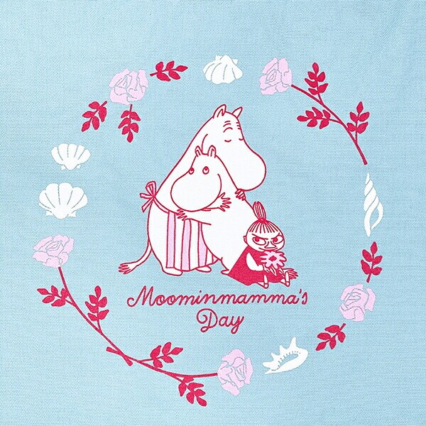 ムーミン 母の日トートバッグ mamma's Day ライトブルー