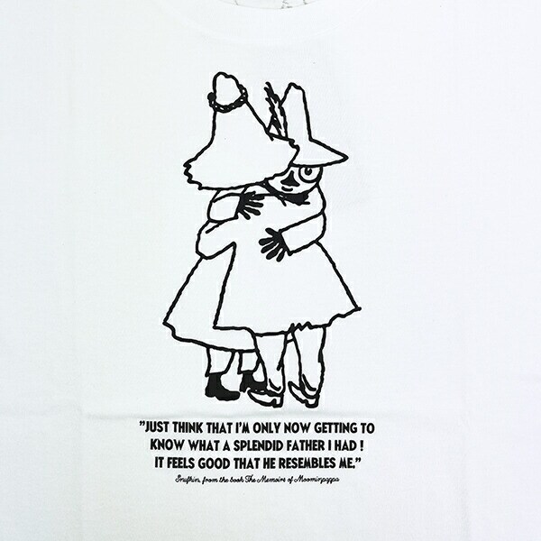 ムーミン ヨクサル＆スナフキン Tシャツ ホワイト アパレル MOOMIN