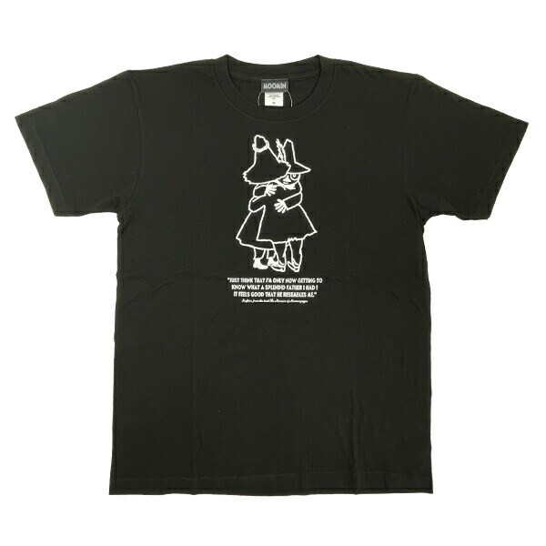 ムーミン ヨクサル＆スナフキン Tシャツ ブラック アパレル MOOMIN