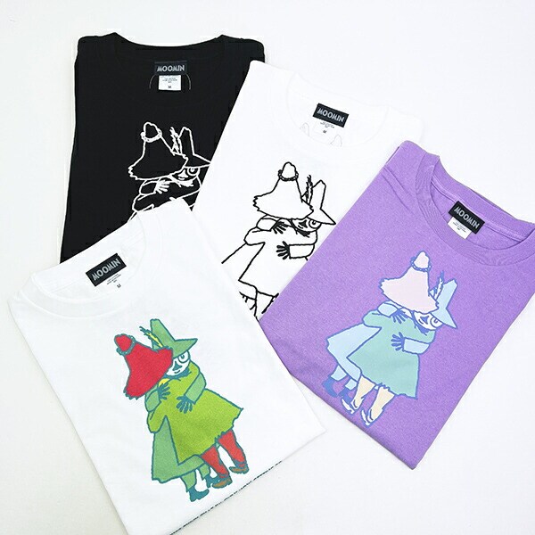 ムーミン ヨクサル＆スナフキン Tシャツ ネオンホワイト アパレル MOOMIN