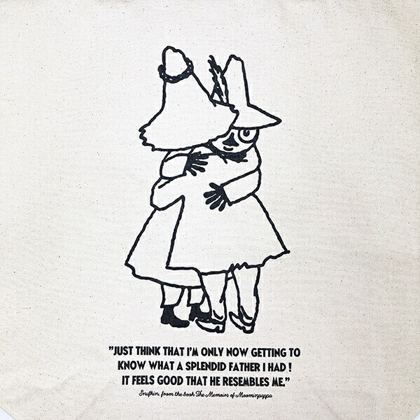 ムーミン ヨクサル＆スナフキン トートバッグ ナチュラル MOOMIN