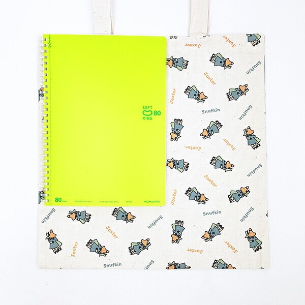 ムーミン ヨクサル＆スナフキン スクエアトートバッグ 日本製 MOOMIN