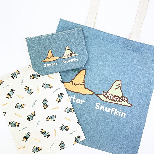 ムーミン ヨクサル＆スナフキン スクエアトートバッグ 日本製 MOOMIN