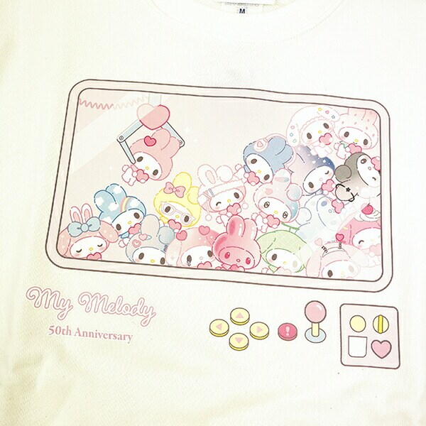 サンリオ マイメロディ 50th トレーナー(ホワイト) アパレル Sanrio