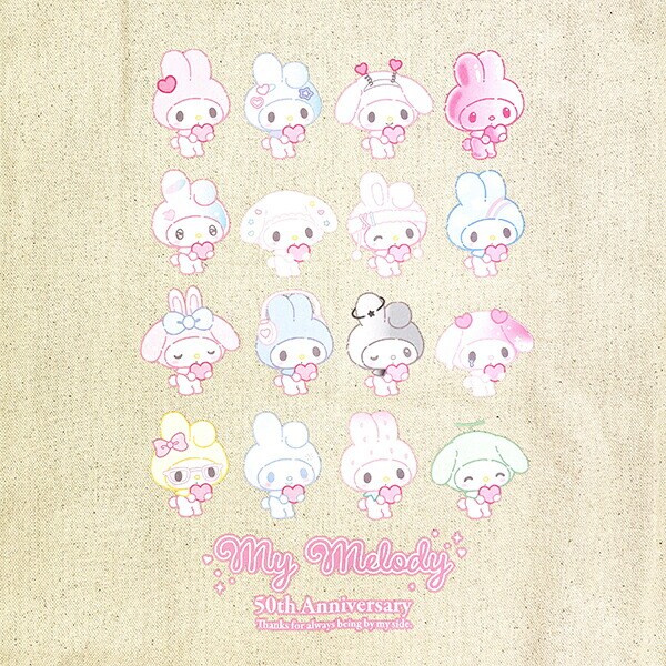 サンリオ マイメロディ 50th スクエア多機能トートバッグ 推し活 Sanrio