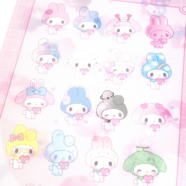 サンリオ マイメロディ 50th A4クリアファイル2枚セット 文具 キッズ 日本製 Sanrio