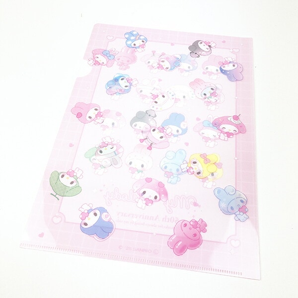 サンリオ マイメロディ 50th A4クリアファイル2枚セット 文具 キッズ 日本製 Sanrio