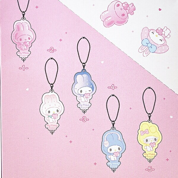 サンリオ マイメロディ 50th トレーシング繋がるアクリルチェーンキーホルダー BOXセット 日本製 Sanrio