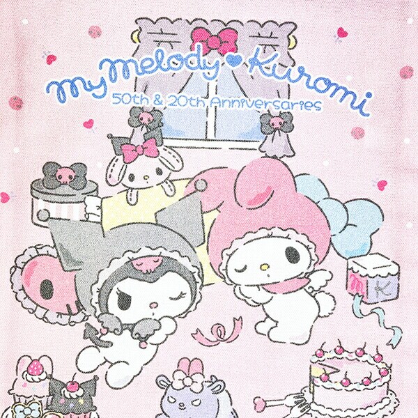 サンリオ マイメロディ50th ＆クロミ20th エンジェル巾着 日本製 Sanrio
