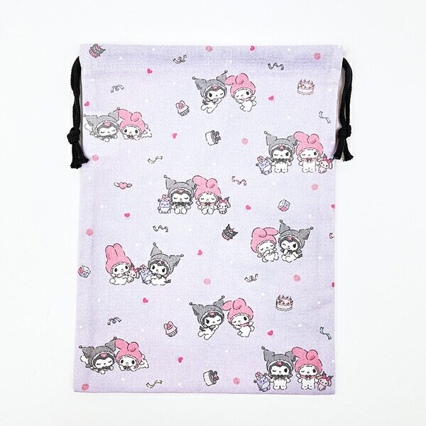 サンリオ マイメロディ50th ＆クロミ20th エンジェル巾着 日本製 Sanrio