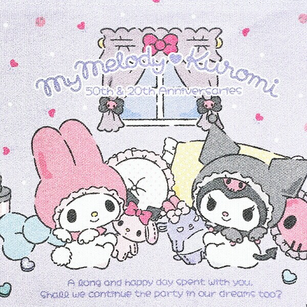 サンリオ マイメロディ50th&クロミ20th アニバーサリー エンジェルフラットポーチ 日本製 Sanrio