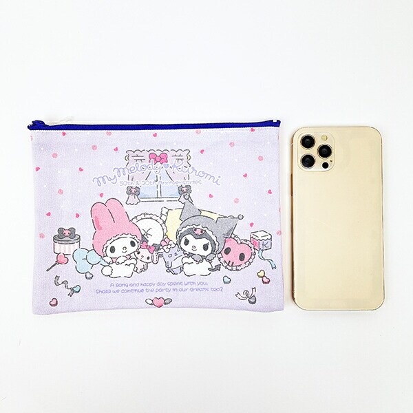 サンリオ マイメロディ50th&クロミ20th アニバーサリー エンジェルフラットポーチ 日本製 Sanrio