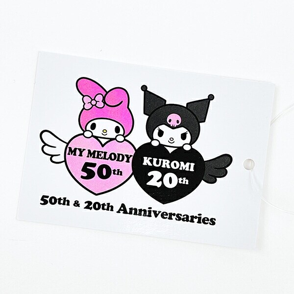 サンリオ マイメロディ50th&クロミ20th アニバーサリー エンジェルフラットポーチ 日本製 Sanrio