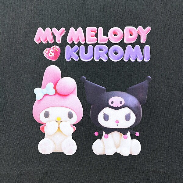 サンリオ マイメロディ＆クロミ トートバッグ ブラック Netflix Sanrio