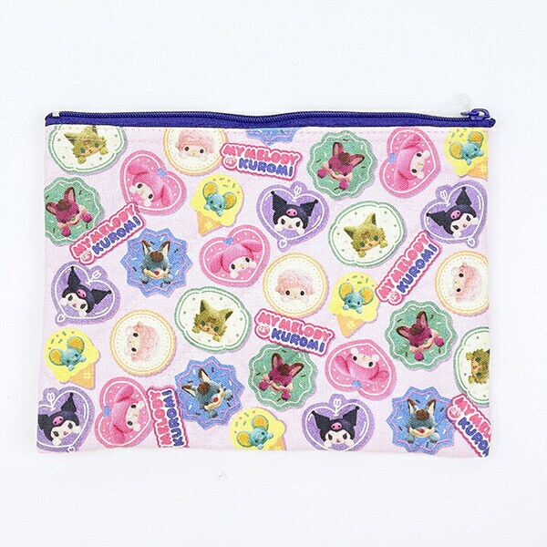 サンリオ マイメロディ＆クロミ キルティングポーチ 日本製 Netflix Sanrio