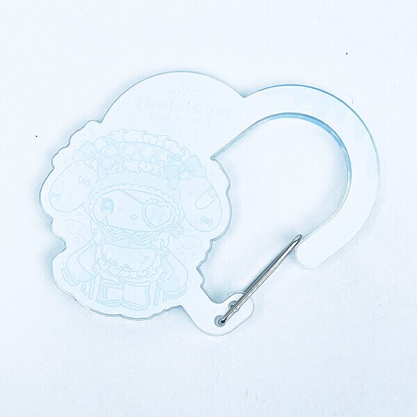 サンリオ マイメロディ＆クロミ DollyMix アクリルハートカラビナ マイメロディ ブルー sanrio