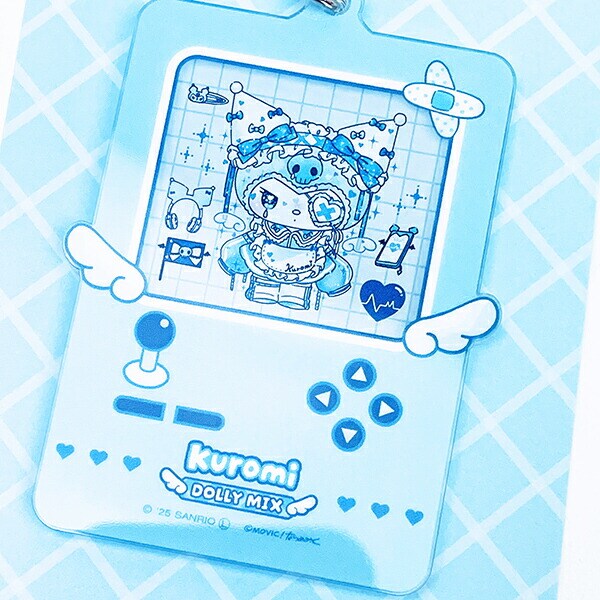 サンリオ マイメロディ＆クロミ DollyMix ゲーム機風アクリルチェーン クロミ ブルー sanrio