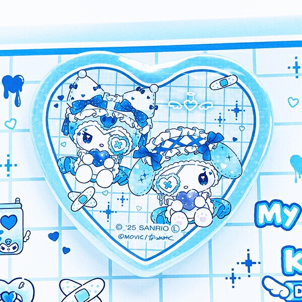 サンリオ マイメロディ＆クロミ DollyMix 缶バッジ3個セット ブルー sanrio