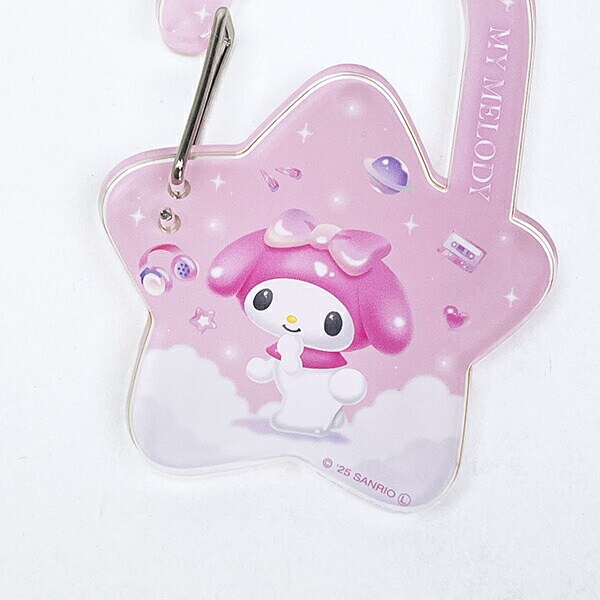 サンリオ マイメロディ＆クロミ パステルドリームランド アクリルカラビナ マイメロディ ピンク sanrio