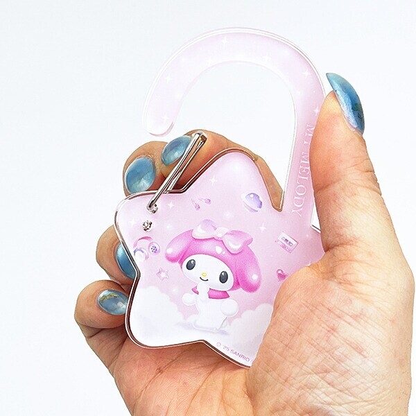 サンリオ マイメロディ＆クロミ パステルドリームランド アクリルカラビナ マイメロディ ピンク sanrio
