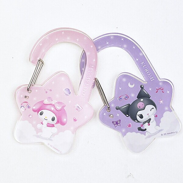 サンリオ マイメロディ＆クロミ パステルドリームランド アクリルカラビナ マイメロディ ピンク sanrio