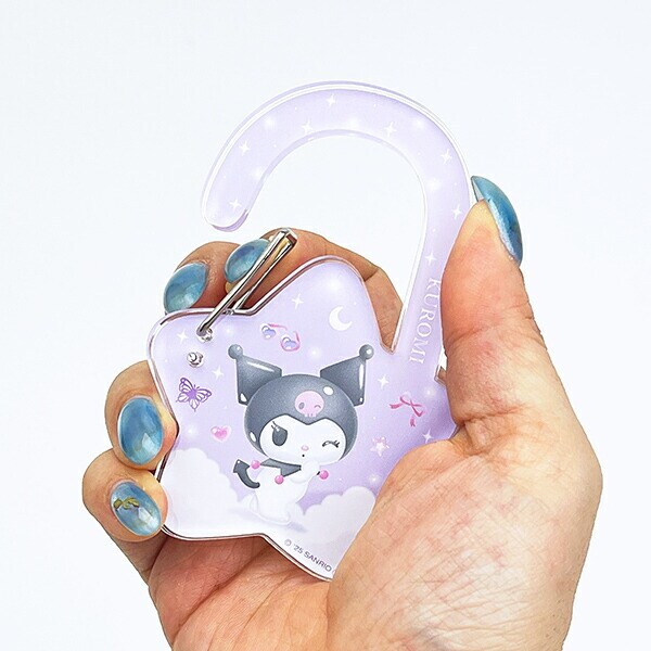 サンリオ マイメロディ＆クロミ パステルドリームランド アクリルカラビナ クロミ パープル sanrio