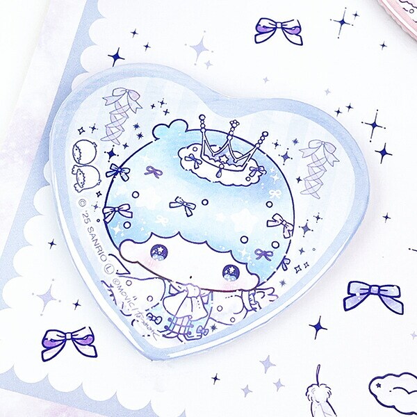 サンリオ マイメロディ&キキララ 50th×DOLLY MIX ハート缶バッジ3個セット Sanrio 日本製