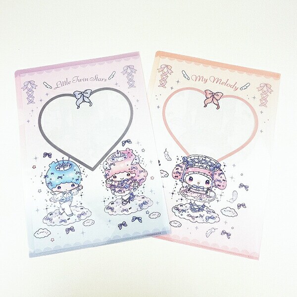 サンリオ マイメロディ&キキララ 50th×DOLLY MIX A4クリアファイル2枚セット 文具 Sanrio 日本製